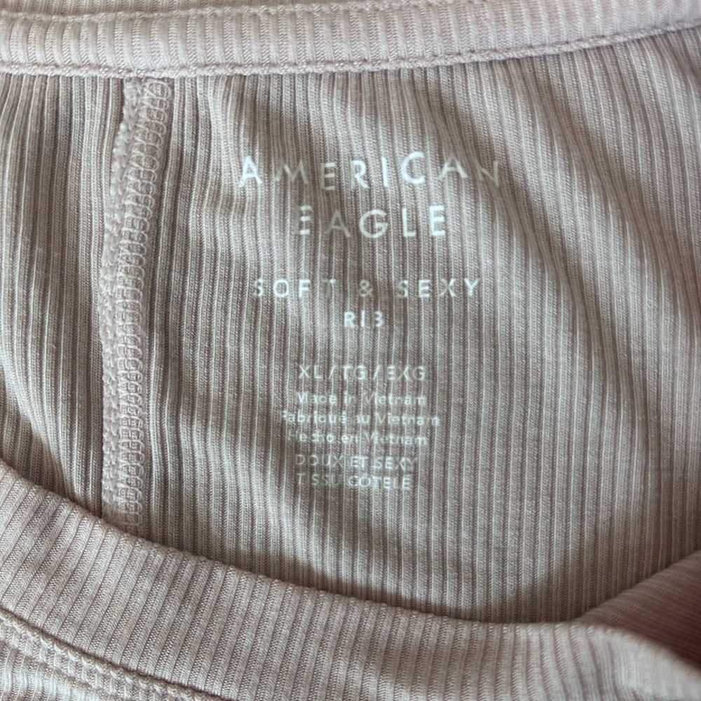American Eagle Soft & Sexy Oversized Short Sleeve T-Shirt. XLarge - Picture 3 of 7
